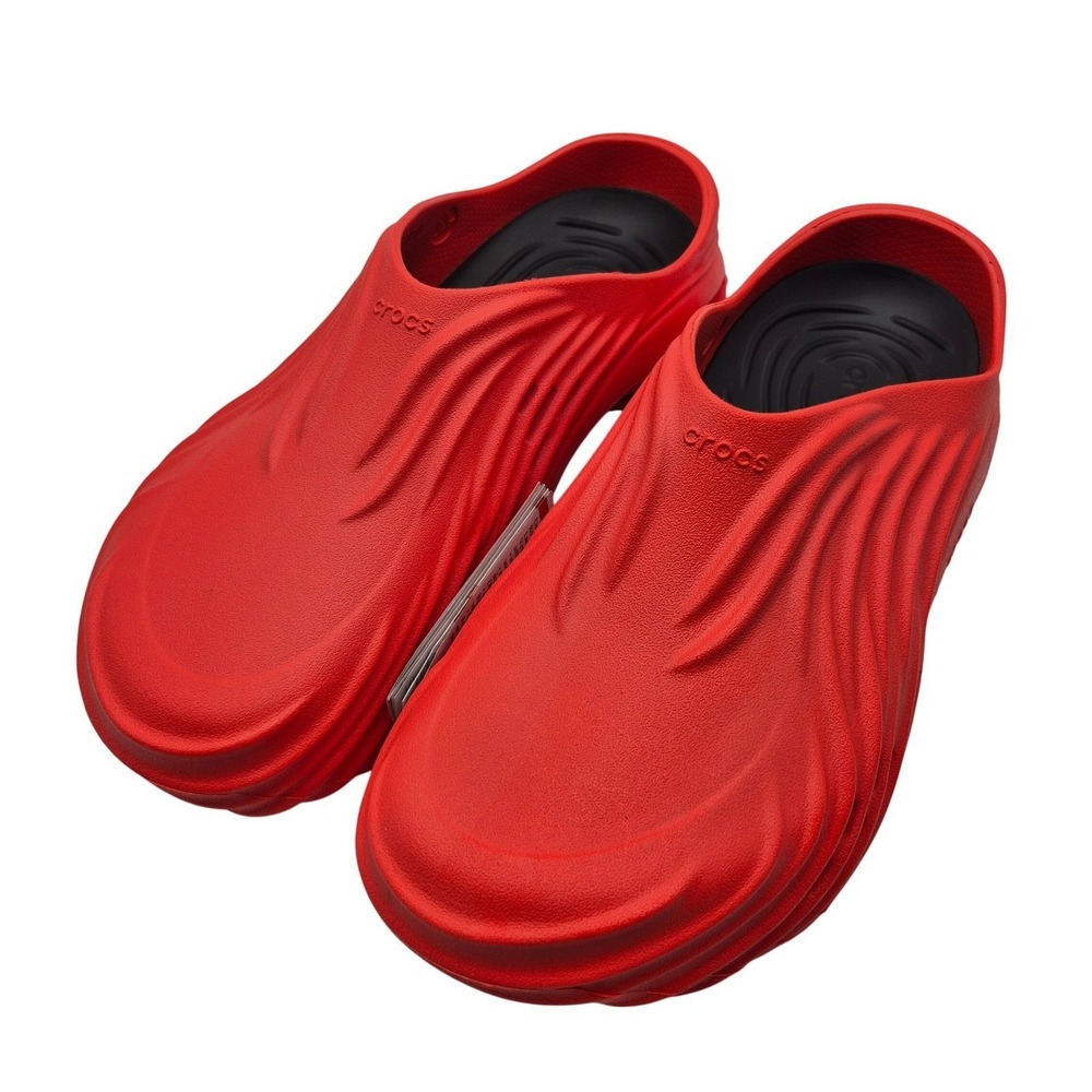 Crocs Echo Wave Clogs Starfish Red Men's Size 13 Shoes Comfort NWT 210521-7AH